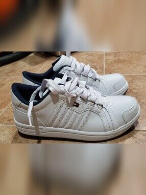 Tommy Hilfiger Navy and White Athletic Sneaker
